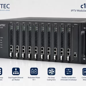 Khung chassis IPTV 10 khe VITEC c1210